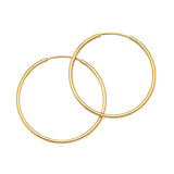 Hoop Earrings in 14K Gold