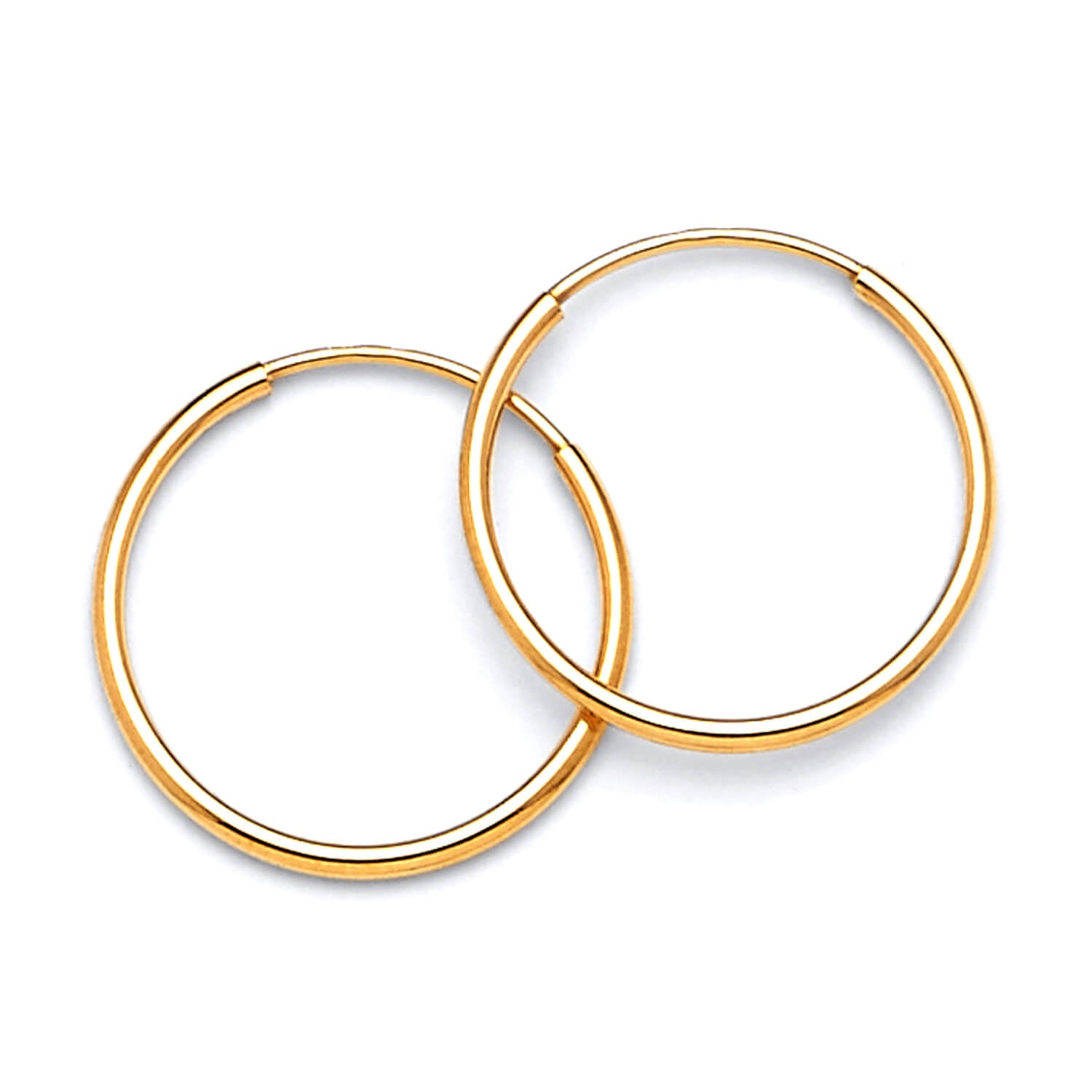 Hoop Earrings in 14K Gold