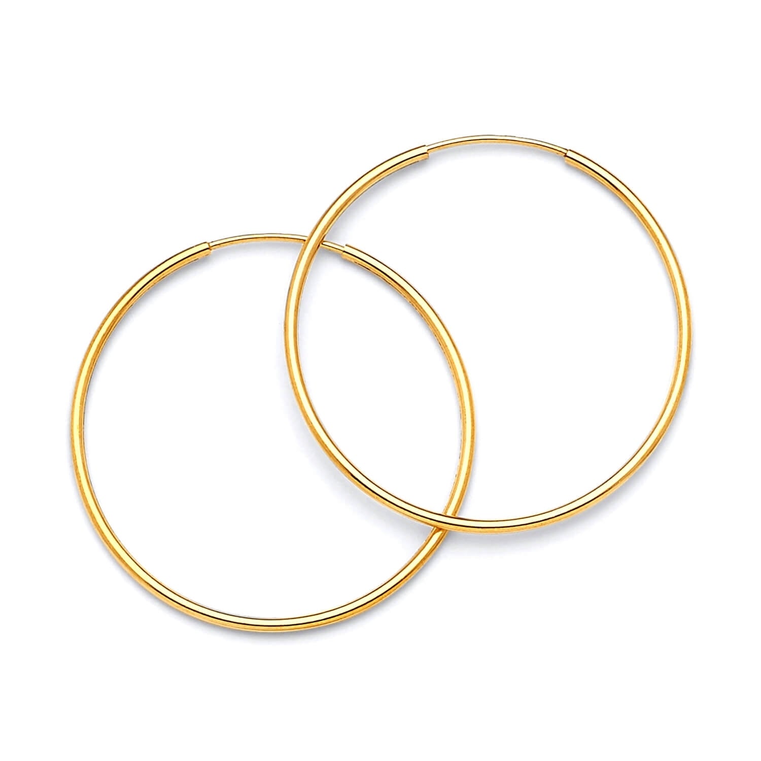 Hoop Earrings in 14K Gold
