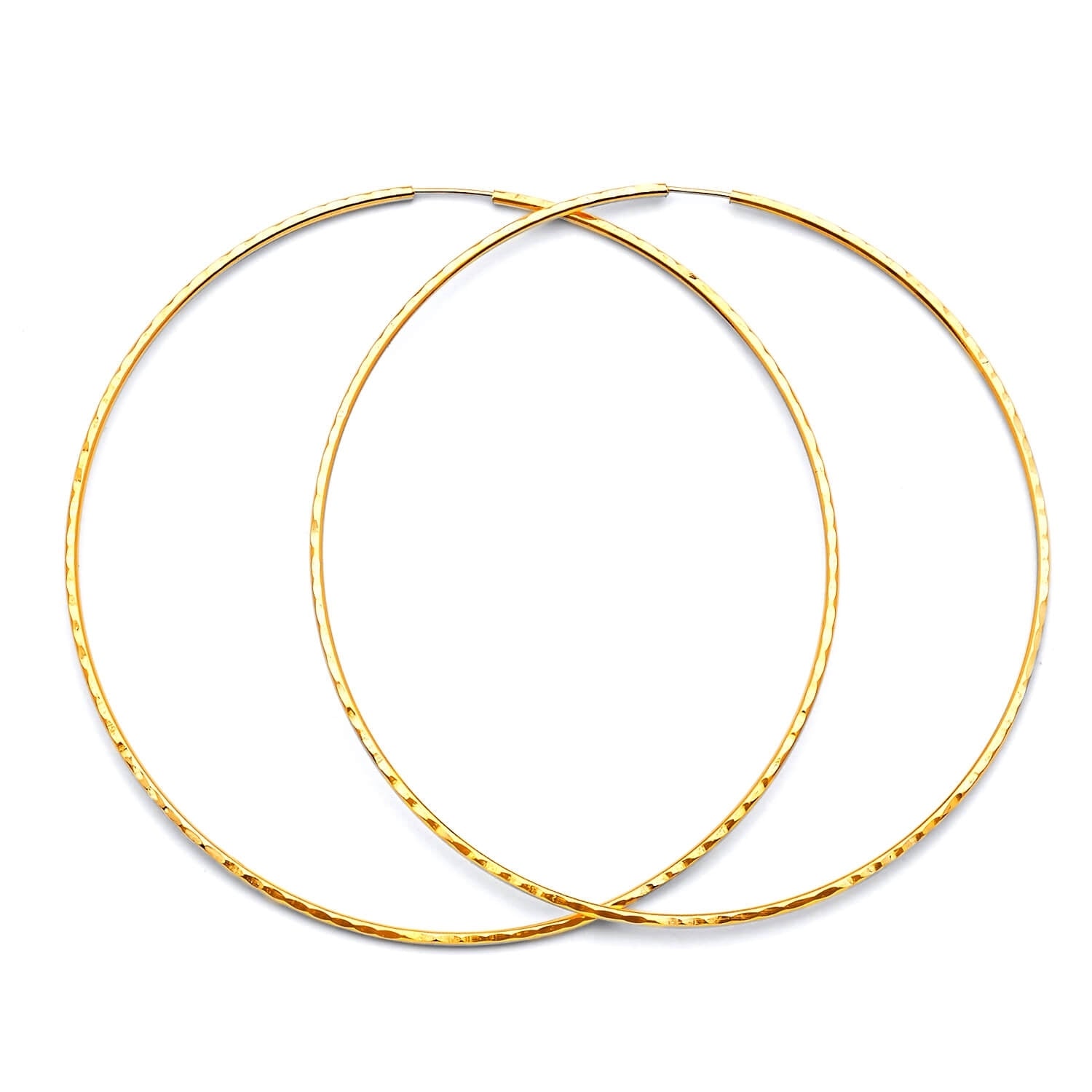 Hoop Earrings in 14K Gold
