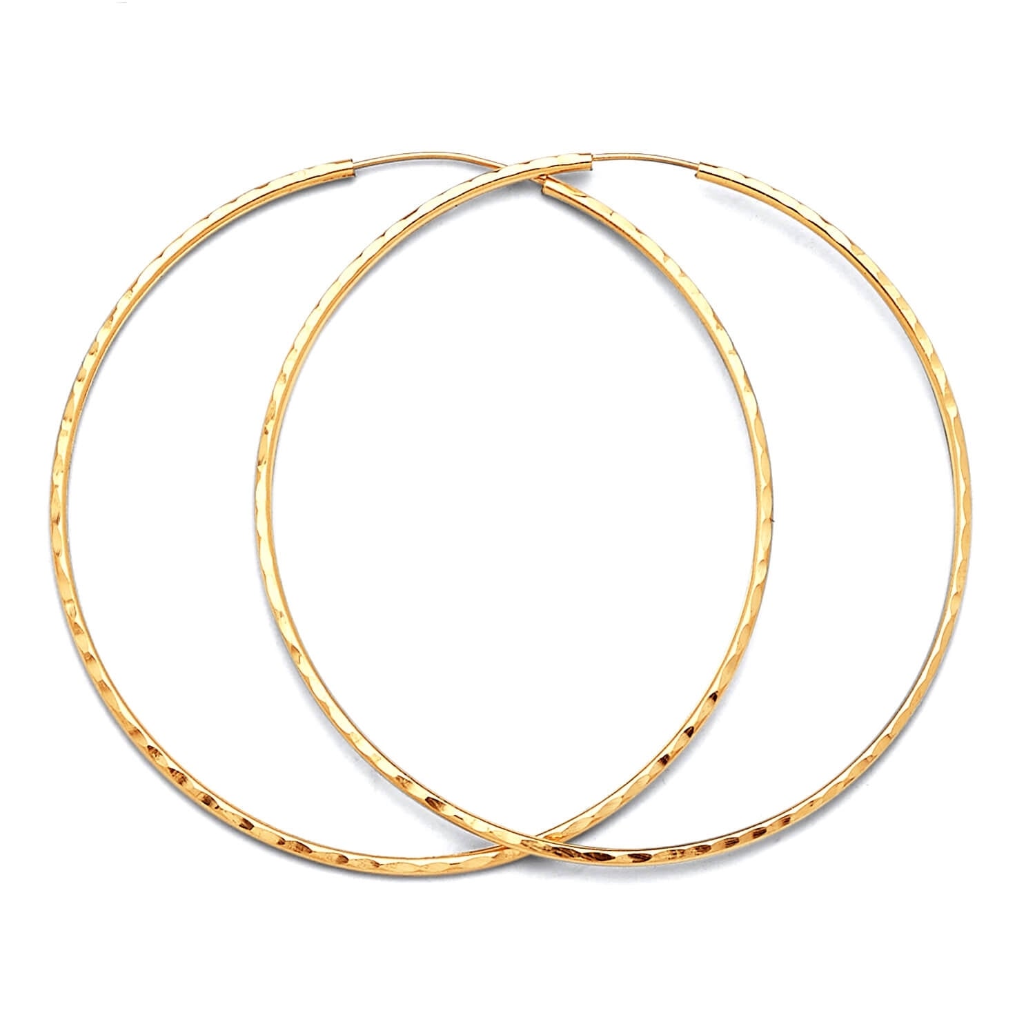 Hoop Earrings in 14K Gold