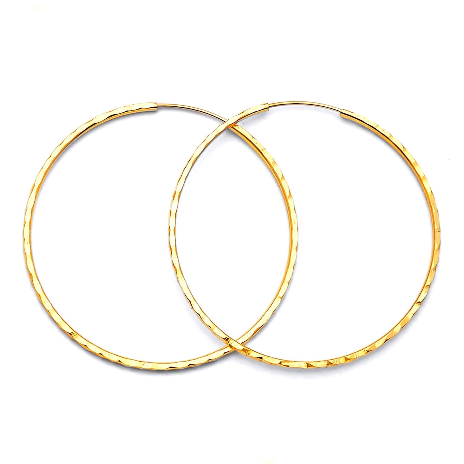 Hoop Earrings in 14K Gold