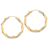 Hoop Earrings in 14K Gold