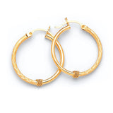 Hoop Earrings in 14K Gold