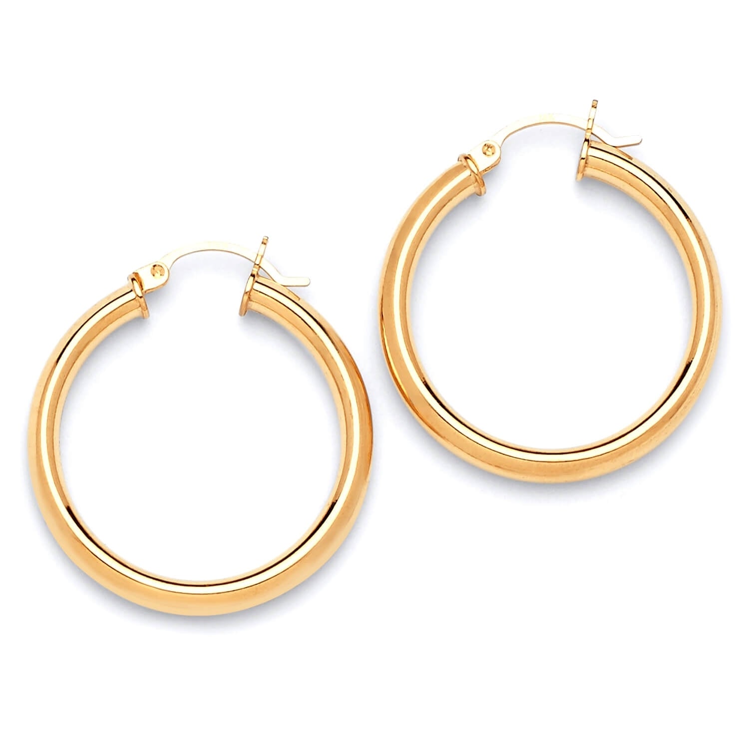 Hoop Earrings in 14K Gold