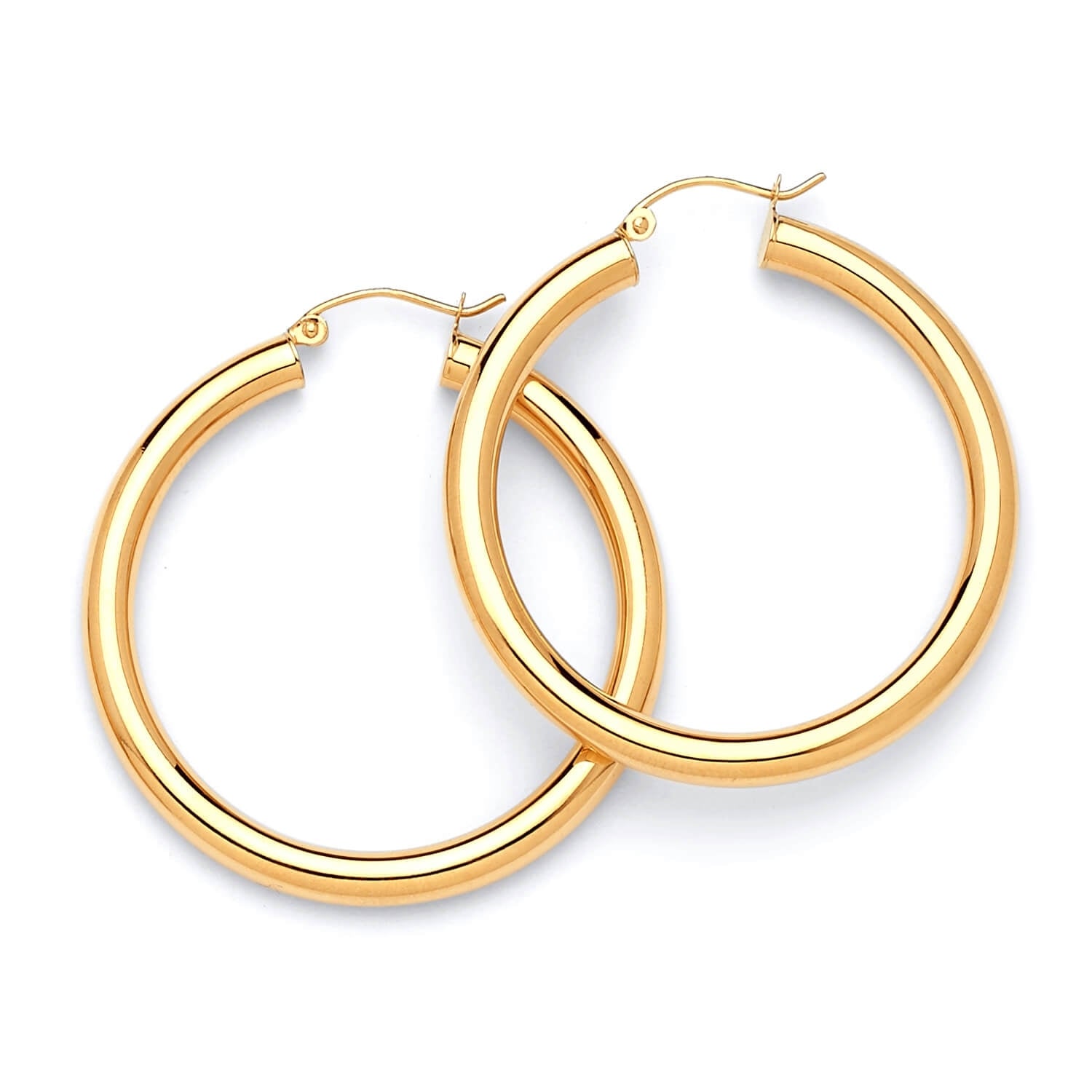 Hoop Earrings in 14K Gold
