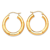 Hoop Earrings in 14K Gold