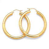 Hoop Earrings in 14K Gold