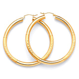 Hoop Earrings in 14K Gold