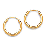 Hoop Earrings in 14K Gold
