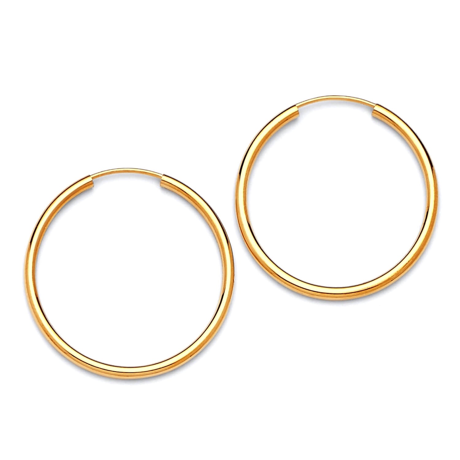 Hoop Earrings in 14K Gold