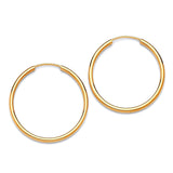 Hoop Earrings in 14K Gold