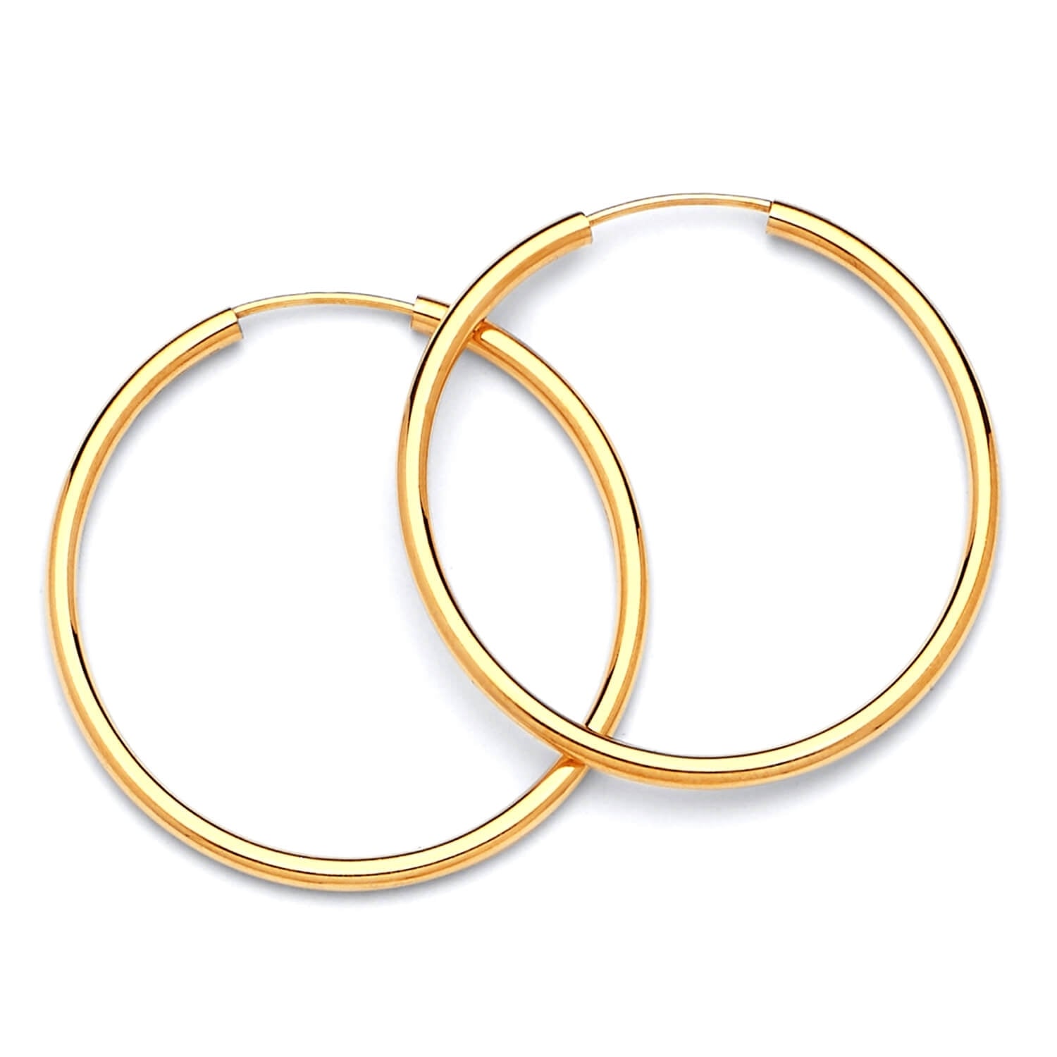 Hoop Earrings in 14K Gold