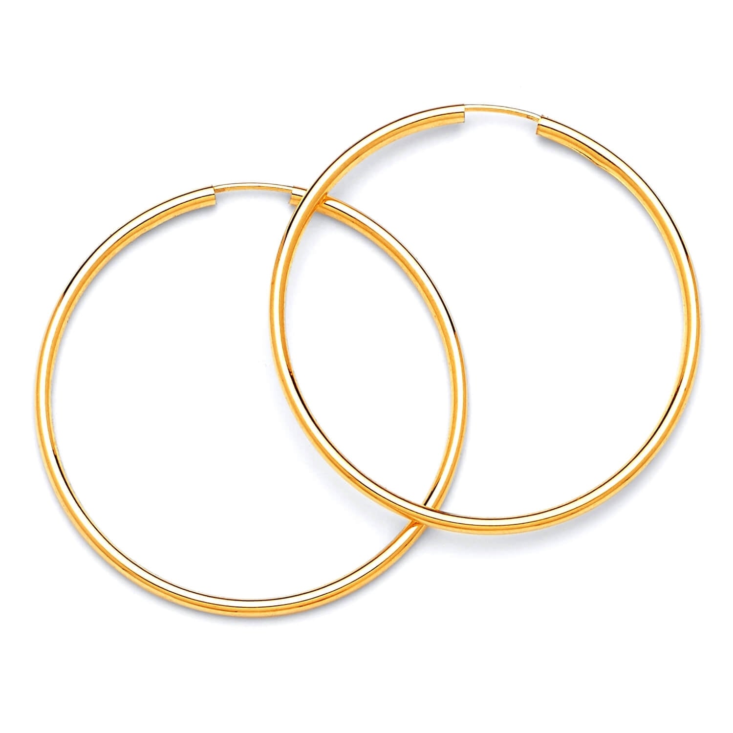 Hoop Earrings in 14K Gold