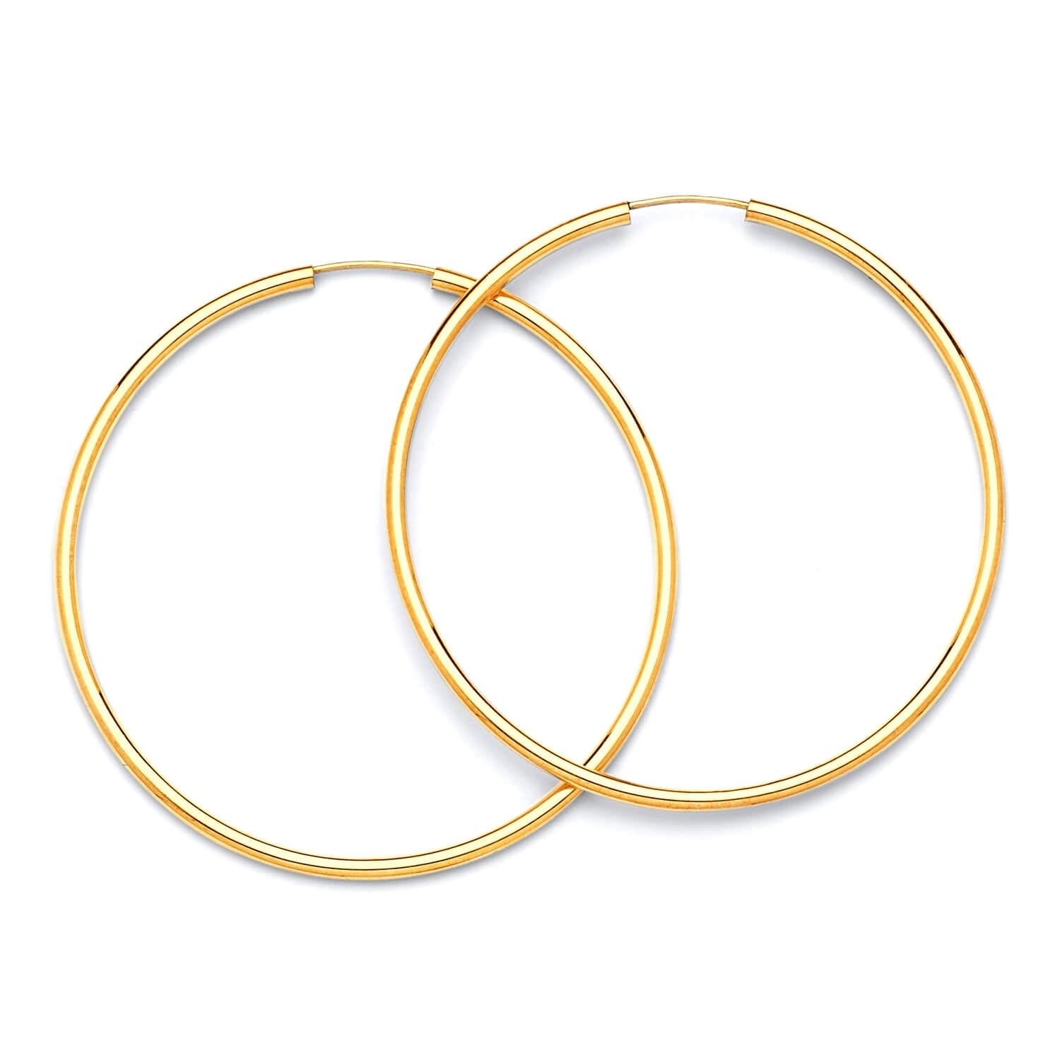 Hoop Earrings in 14K Gold