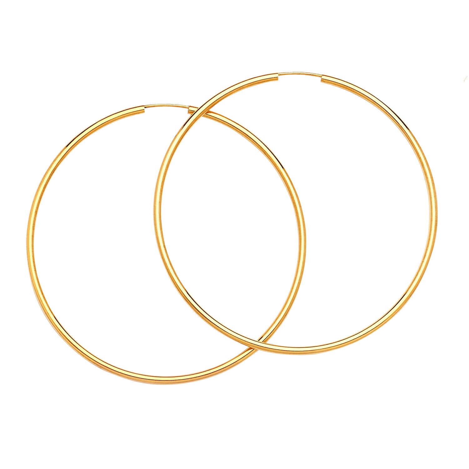 Hoop Earrings in 14K Gold