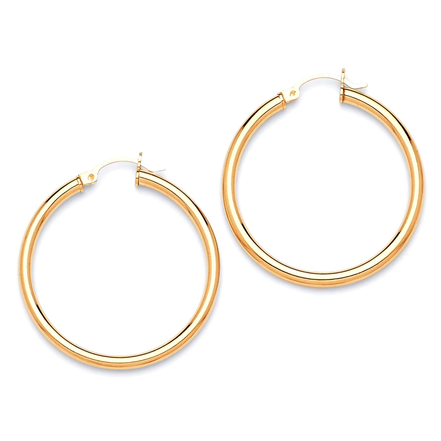 Hoop Earrings in 14K Gold