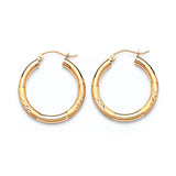 Hoop Earrings in 14K Gold