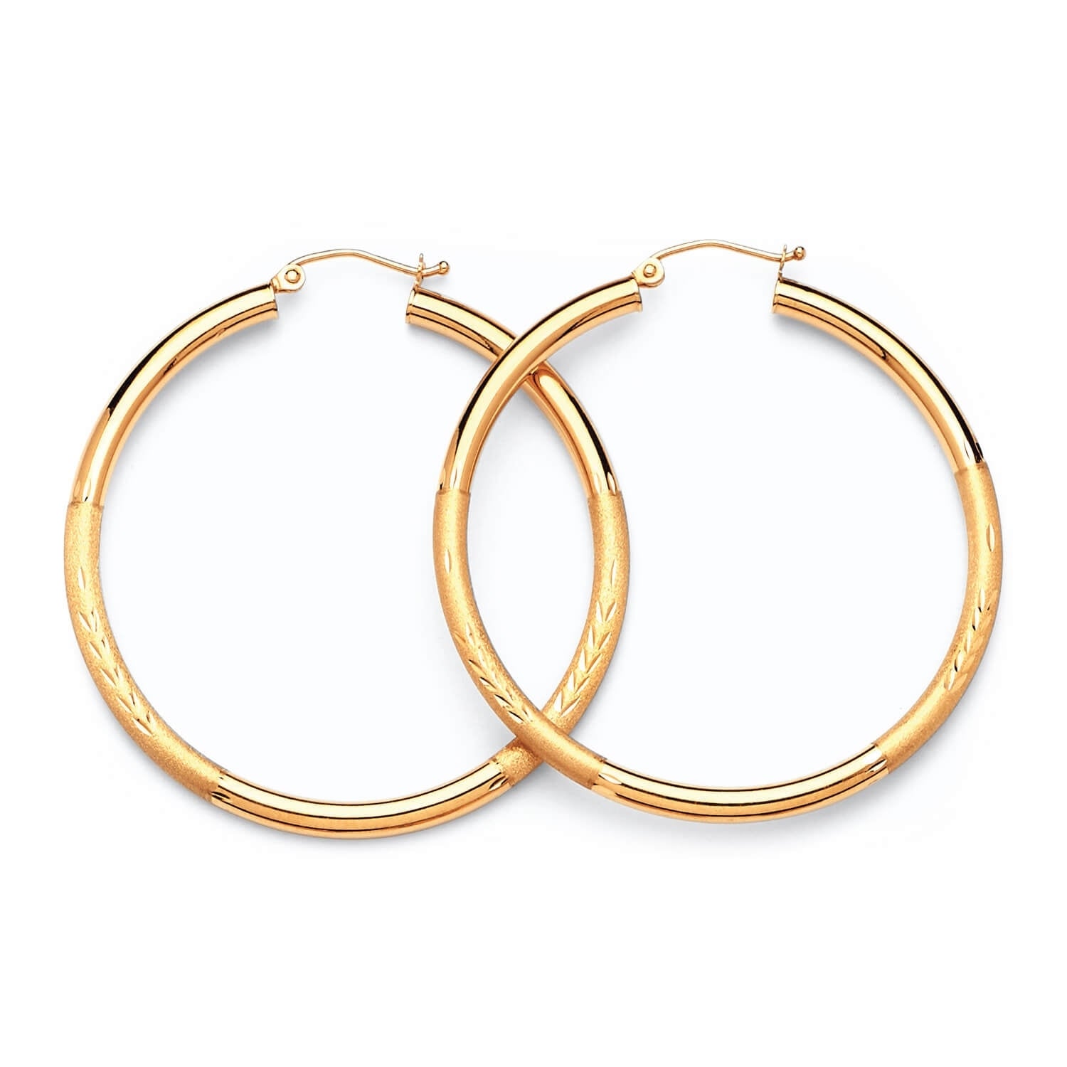 Hoop Earrings in 14K Gold