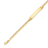Mariner Kids ID Bracelet In 14K Gold