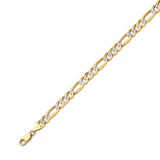 White CZ & Blue Enamel Eye Pendant in 14K Gold