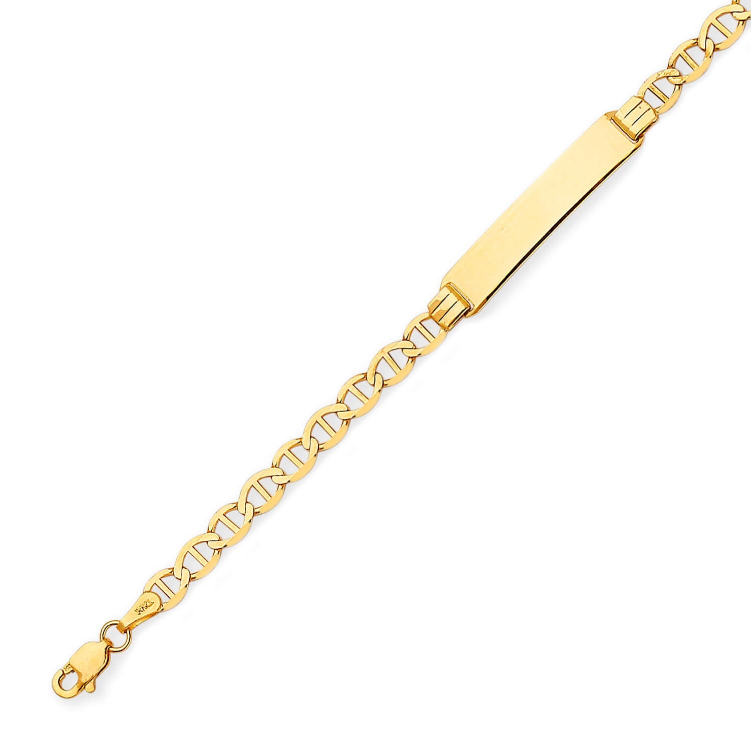 Mariner Kids ID Bracelet In 14K Gold