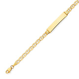 Mariner Kids ID Bracelet In 14K Gold
