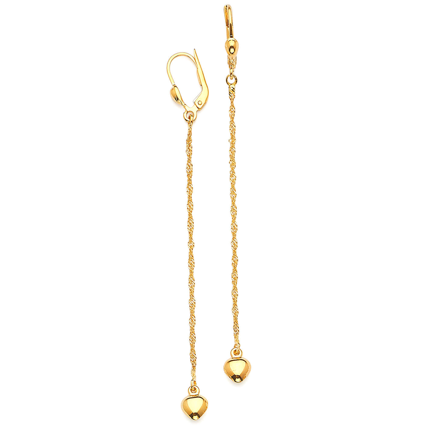 Drop Earrings in 14K Gold