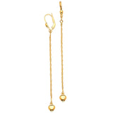 Drop Earrings in 14K Gold