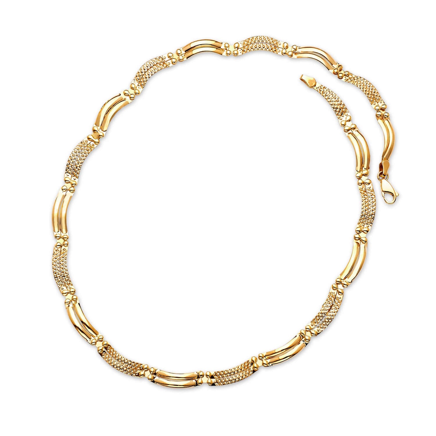 Fancy Necklace in 14K Gold