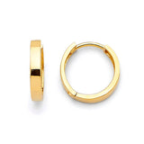 Huggie Earrings in 14K Gold