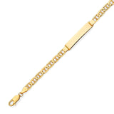 Mariner Kids ID Bracelet In 14K Gold