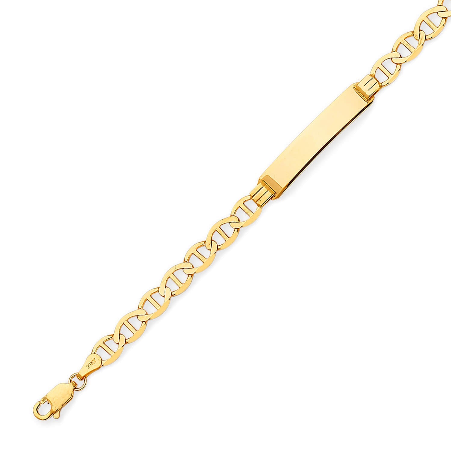 Mariner Kids ID Bracelet In 14K Gold