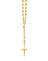 Crucifix Five-Decade Rosary Necklace in 14K Gold