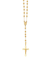 Crucifix Five-Decade Rosary Necklace in 14K Gold