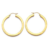 Hoop Earrings in 14K Gold