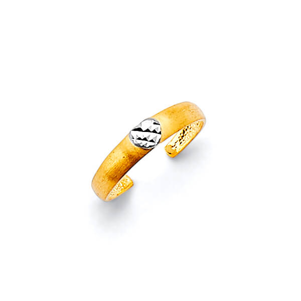 Heart Toe Ring in 14K Gold
