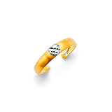 Heart Toe Ring in 14K Gold