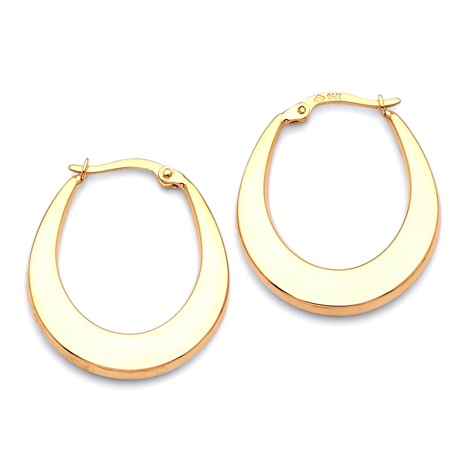 Hoop Earrings in 14K Gold