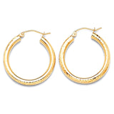 Hoop Earrings in 14K Gold