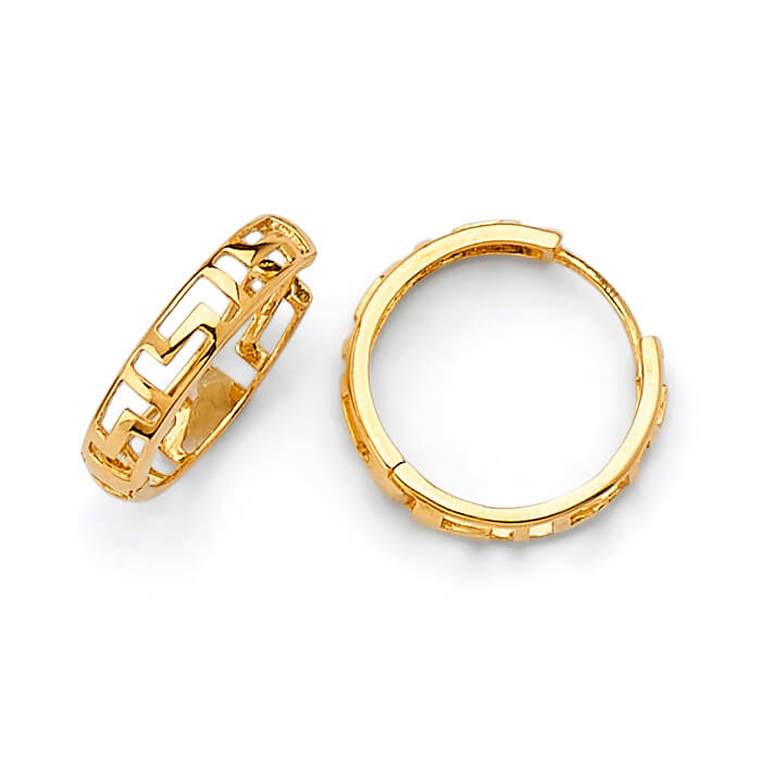Huggie Earrings in 14K Gold