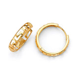Huggie Earrings in 14K Gold