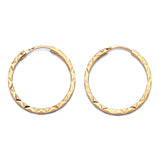 Hoop Earrings in 14K Gold