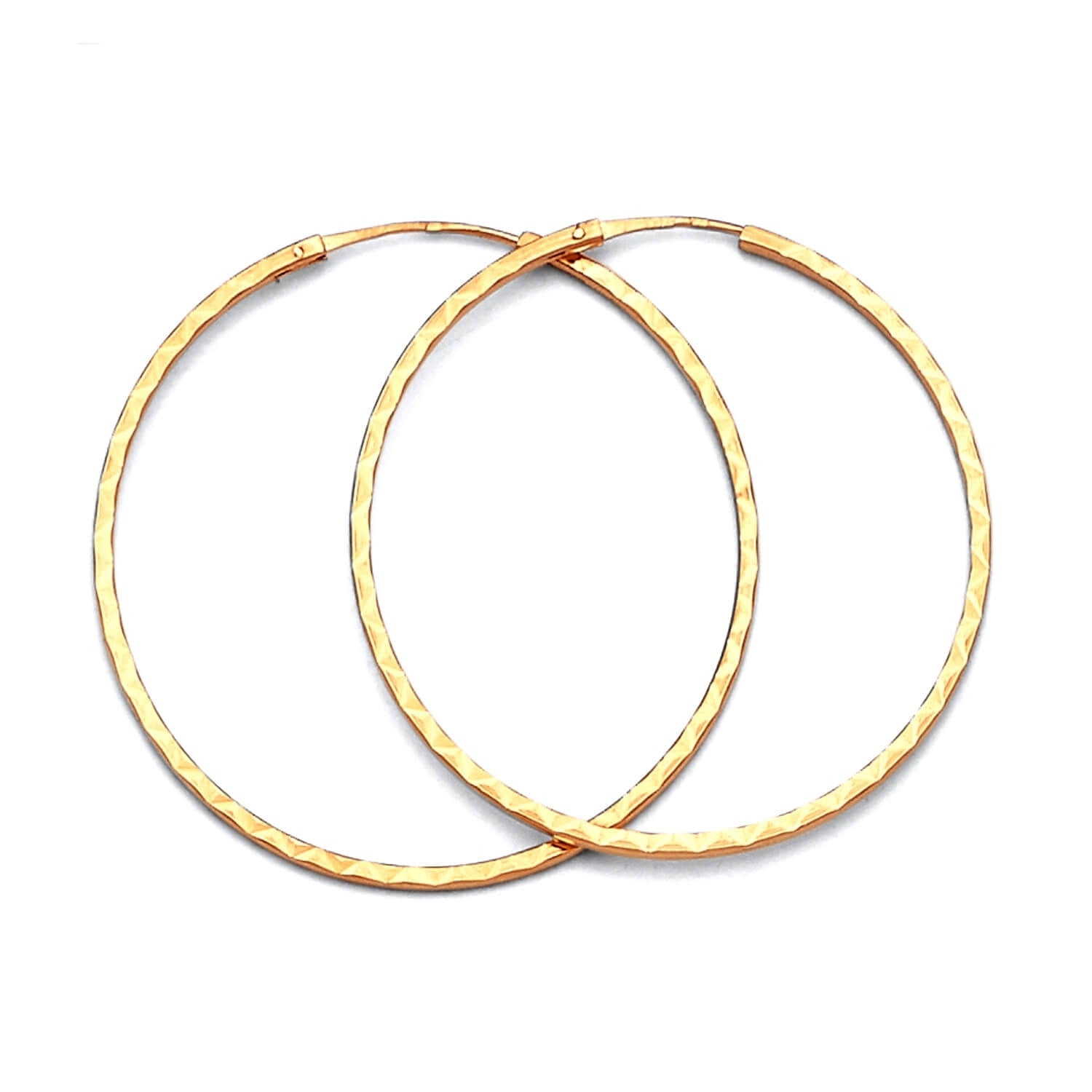 Hoop Earrings in 14K Gold