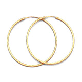 Hoop Earrings in 14K Gold