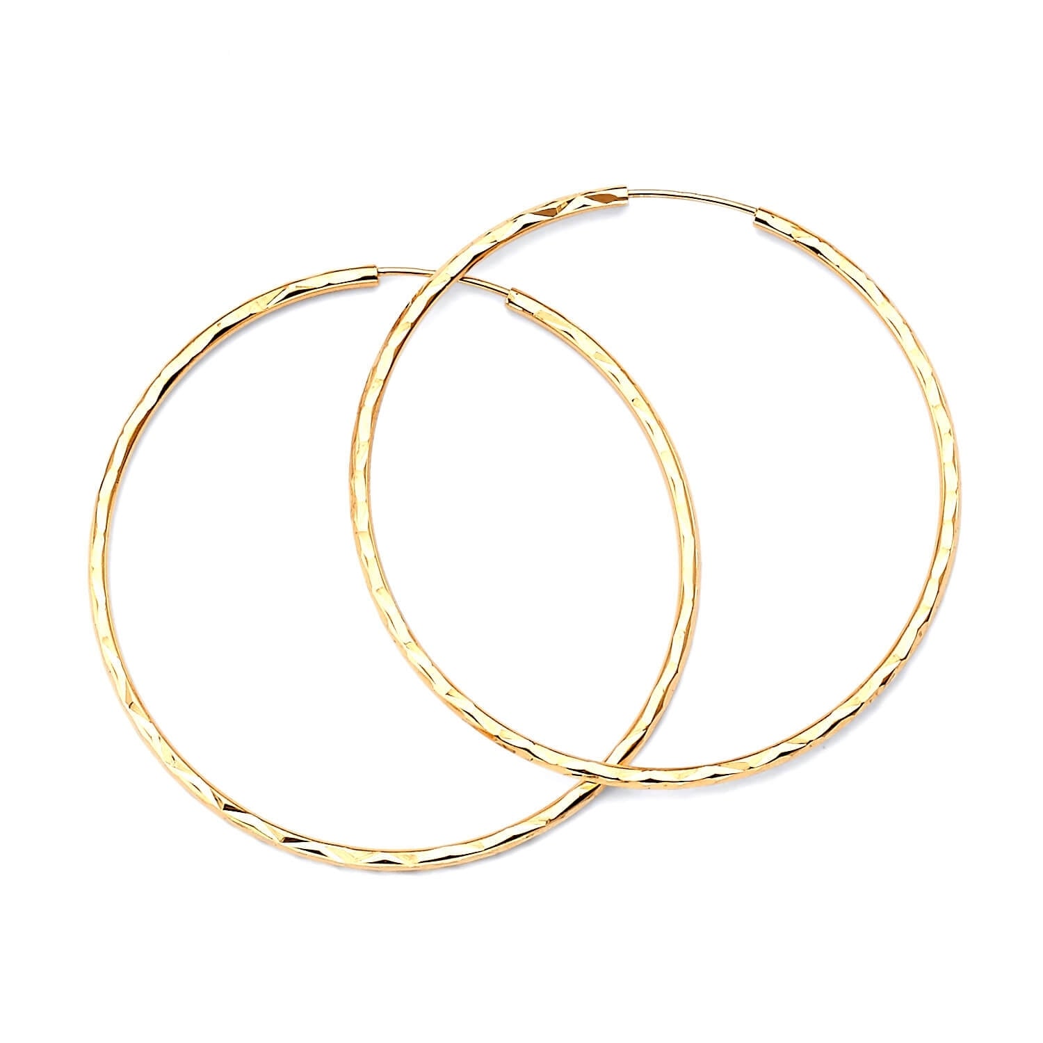 Hoop Earrings in 14K Gold