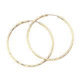 Hoop Earrings in 14K Gold