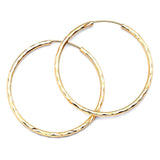 Hoop Earrings in 14K Gold