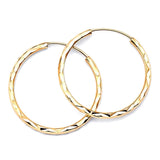 Hoop Earrings in 14K Gold
