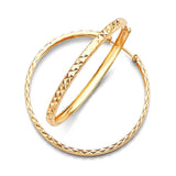 Hoop Earrings in 14K Gold